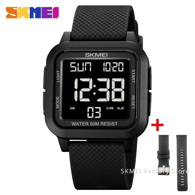 Montre Homme SKMEI 1894 Militaire Sport Luxe – LED Digital Électronique Étanche Reloj
