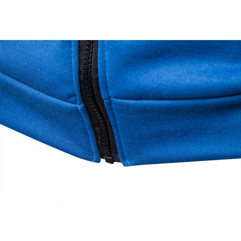 Ensemble Homme Polaire Couleur Unie Sweat Zippé + Pantalon + Bonnet Casual Sport Style Américain Européen Automne Hiver Confortable – Set 3 Pièces Premium | Mode Homme Sport Premium