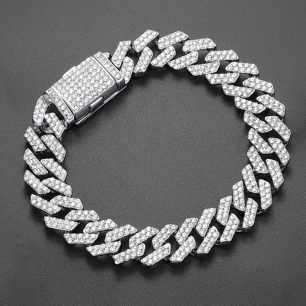 Montre Unisexe Moissanite Iced Out Hip Hop – Diamant Acier Inoxydable Étincelante Luxe