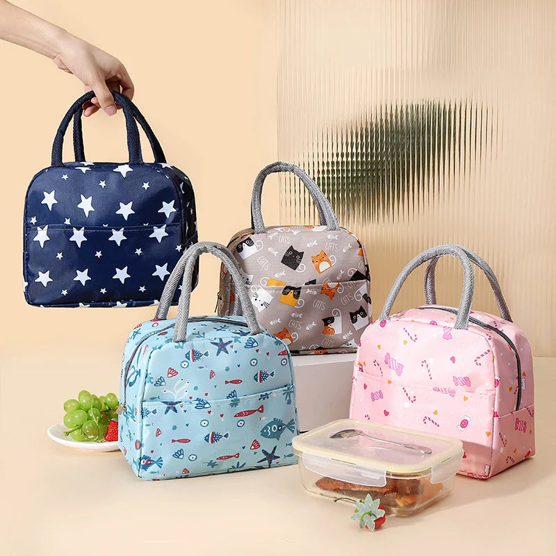 Lunch Bag Isotherme Cartoon – Sac Repas Thermique Pique-Nique Conservation Glacière Enfant