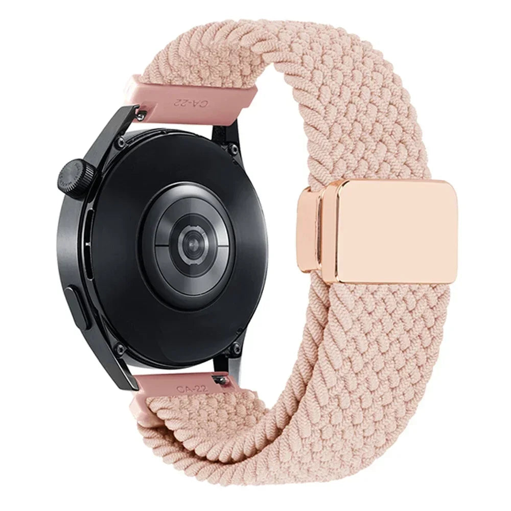 Bracelet Nylon Tressé Magnétique Suunto 20mm & 22mm – Compatible Ocean, Vertical, Race S, 5, 9 Peak Pro DLC & 3 Fitness | Premium