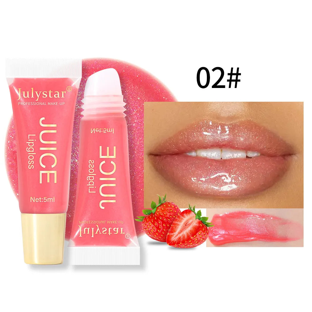 Gloss Lip Oil Nude Brun Repulpant – Hydratant Fruit Transparent | Lèvres Douces & Brillantes