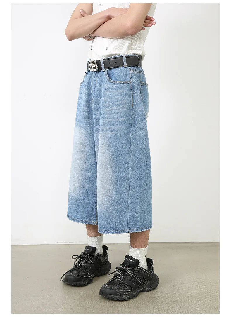 Short Jean Femme Taille Haute Noir Vintage Harajuku Y2K Streetwear – Denim Lavé Loose Casual Mi-Long | Mode