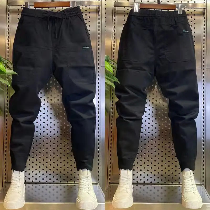 Pantalon Cargo Homme Multi-Poches Stretch – Jogging Slim Casual Outdoor Travail