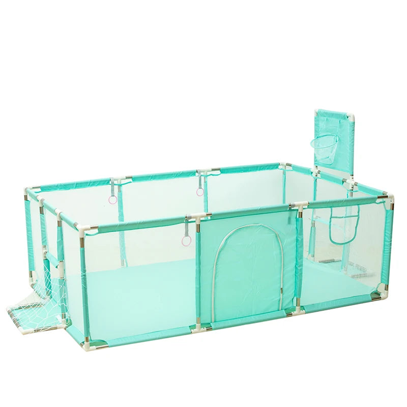 IMBABY Parc Bébé Sécurisé – Barrière de Protection Enfant | Piscine à Balles, Aire de Jeux Modulable Nouveau-Né