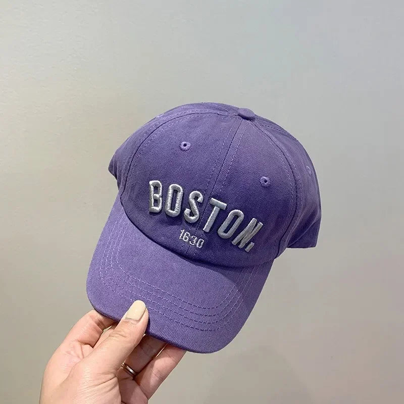 Casquette Baseball Enfant Brodée Lettre Unisexe – Bob Soleil Réglable Printemps Été Garçon Fille Bébé
