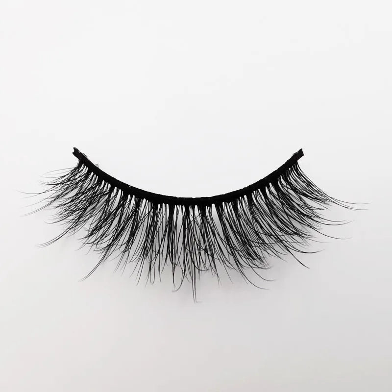 Lot 3 Paires Faux Cils 3D Vison SHIDISHANGPIN – 27 Styles Fluffy Wispy Épais | Cils Faux Faits Main Maquillage Yeux
