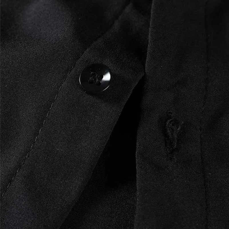 Chemise Homme Business Casual Couleur Unie Manches Courtes Été Sans Repassage Confortable Polyvalente Fashion Élégante Intemporelle – Chemise Premium Sans Repassage Business Casual Été | Mode Homme Business Casual Premium