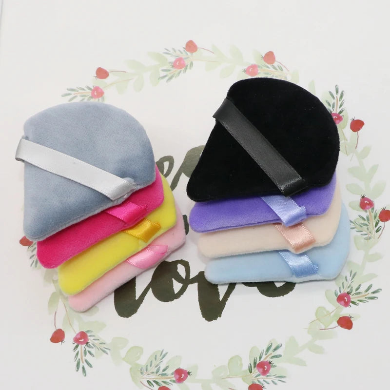 Éponges Puff Triangulaires Velvet OGEYERO – Contouring, Fards & Fond de Teint | Outil Maquillage Visage & Yeux