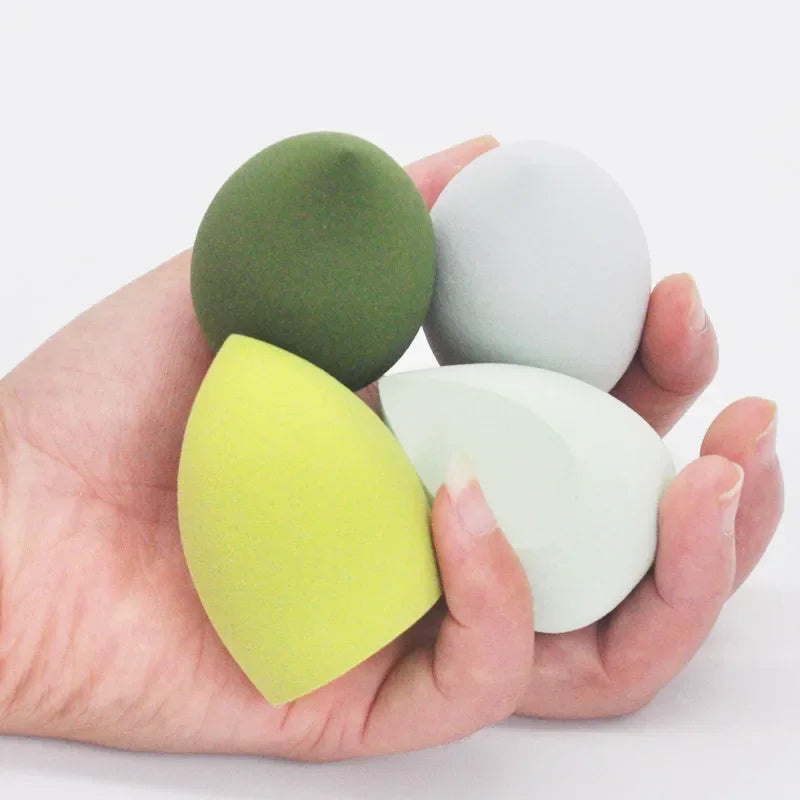 Lot 4 Éponges Maquillage Blender Puff – Fond de Teint, Poudre & Correcteur | Application Douce & Uniforme | Accessoire Beauté