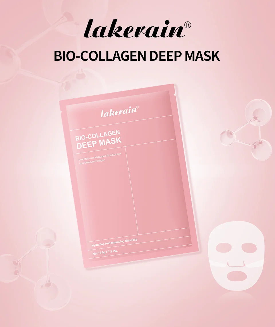 Masque Visage Bio-Collagène Nuit – Hydratation Profonde, Rétrécissement des Pores & Éclat | Soin Overnight Repulpant