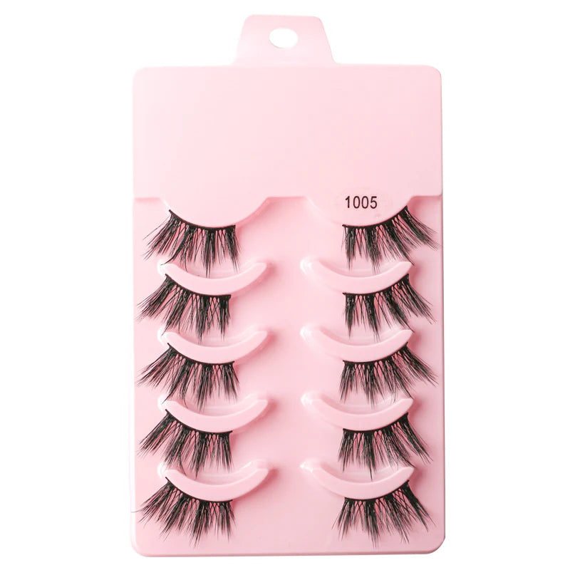 Faux Cils Mink 3D YSDO – Lot 3/5/10 Paires | Maquillage Dramatique Naturel