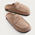 Clogs Liège Suède Unisexe Plage Non-Slip Smile – Mules Outdoor Maison Fashion