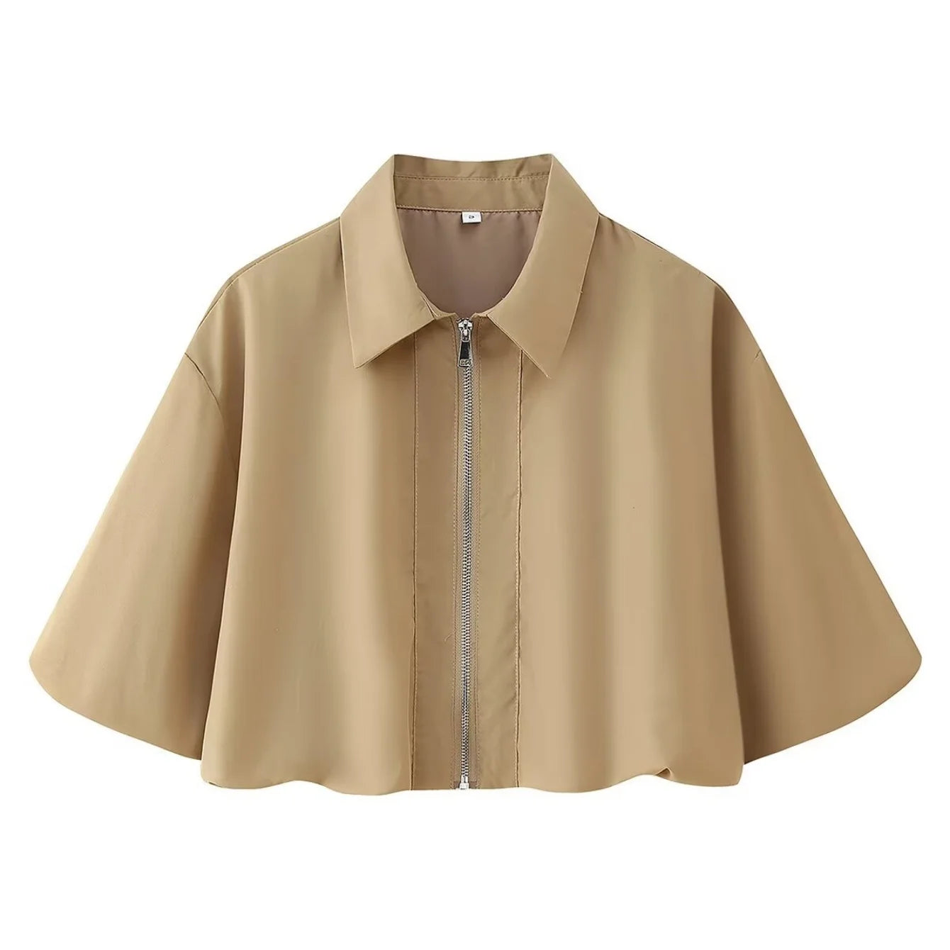 Ensemble 2 Pièces Femme - Veste Courte Zippée & Jupe Plissée Fleurie Taille Haute | Automne