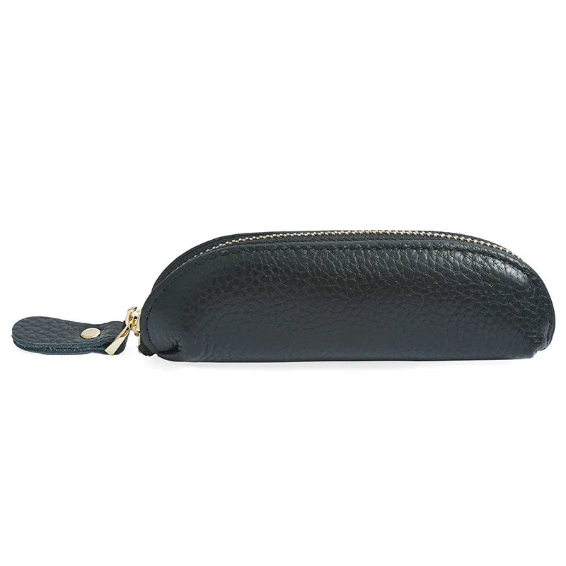 Porte-Monnaie Cuir Véritable Personnalisé – Mini Pochette Clés Rouge à Lèvres Prénom Femme Luxe