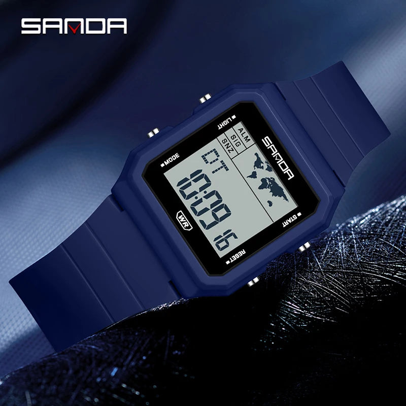 Montre Homme SANDA 2217 Digital Sport Multifonction Alarme Countdown Lumineux Étanche – Fashion Tendance