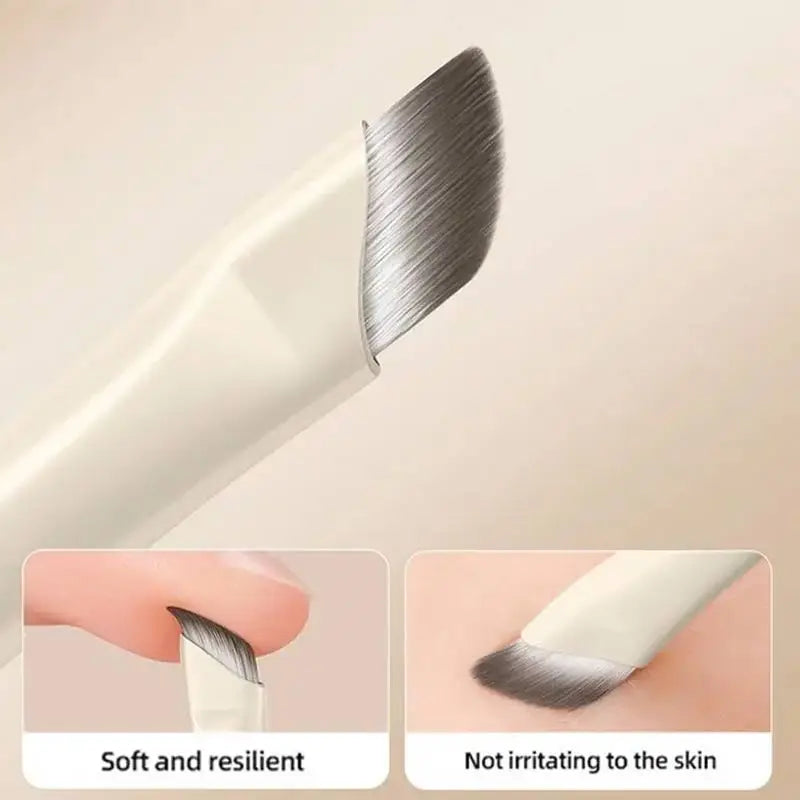Set Pinceaux Yeux Naturels 5 à 10 Pcs – Fards, Eyeliner & Détail | Poils Ultra-Doux Blancs Maquillage
