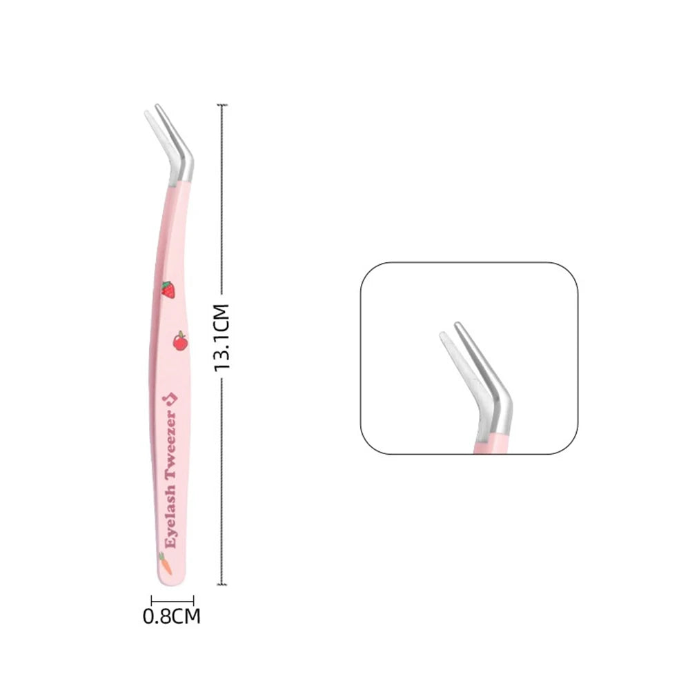Pinces Extension Cils Inox – Outil Pose Cils & Nail Art | Ramasse-Strass