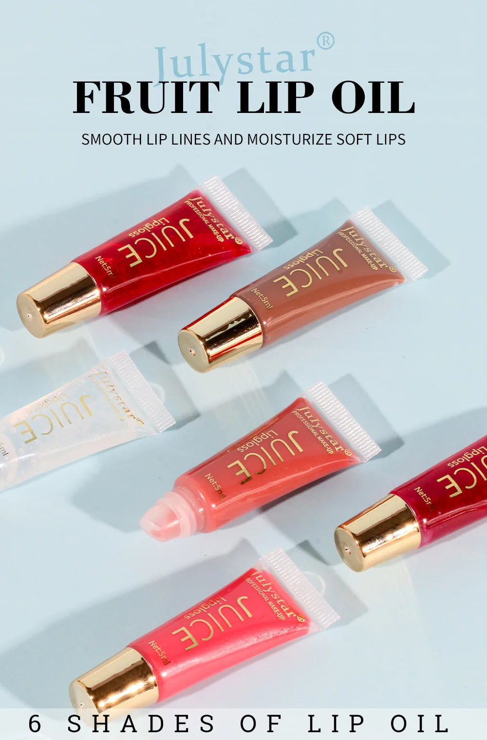 Gloss Lip Oil Nude Brun Repulpant – Hydratant Fruit Transparent | Lèvres Douces & Brillantes