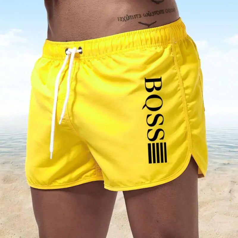 Short de Bain Homme Séchage Rapide Respirant Filet – Surf Plage Fitness Natation Taille Élastique Été | Mode Homme Aquatique