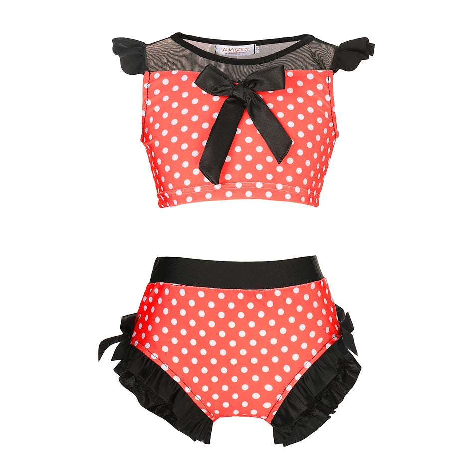 Maillot de Bain Fille Princesse Sirené – Costume Plage Piscine Été Enfant Anna Elsa Raiponce Mirabel