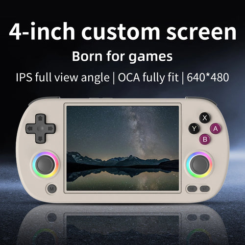 Anbernic RG40XXH Console Gaming Rétro Portable 4.0" – 64G, 5000+ Jeux Préchargés, Système Linux 64-bit | Emulateur Retrogaming