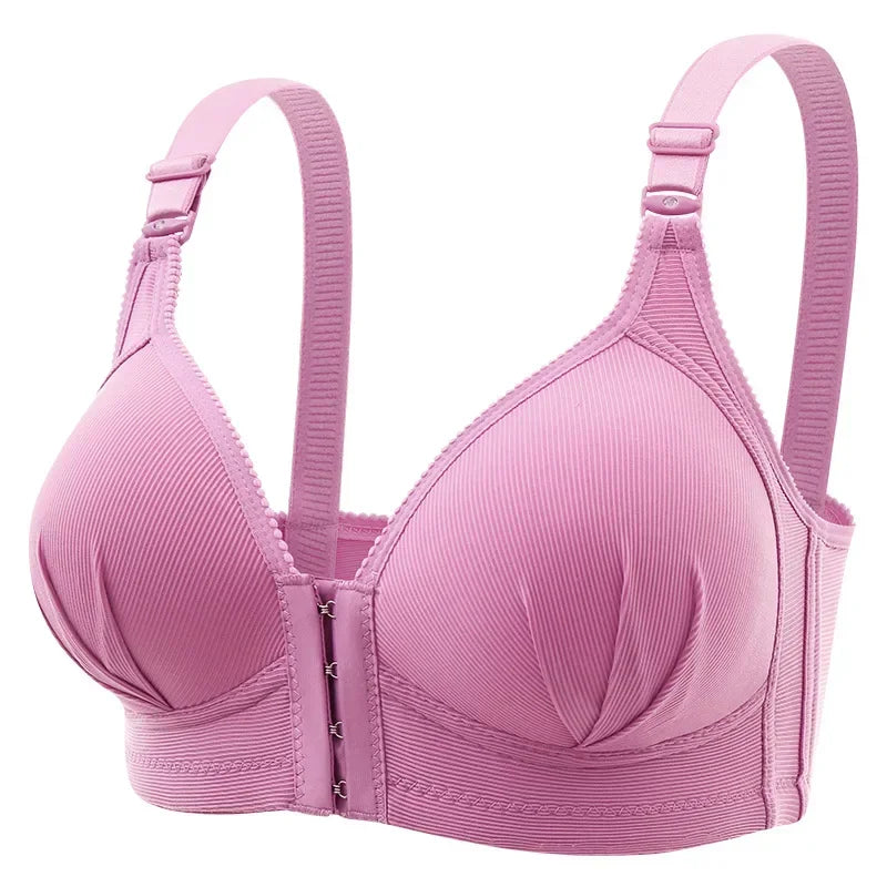 Soutien-Gorge Allaitement Boutons Frontaux Sans Armature – Brassière Maternité Confortable Invisible Femme Enceinte