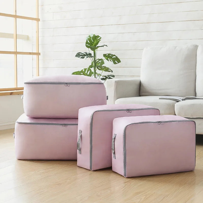 Sacs de Rangement Pliables Grande Capacité – Housse Anti-Humidité Vêtements Couettes Armoire