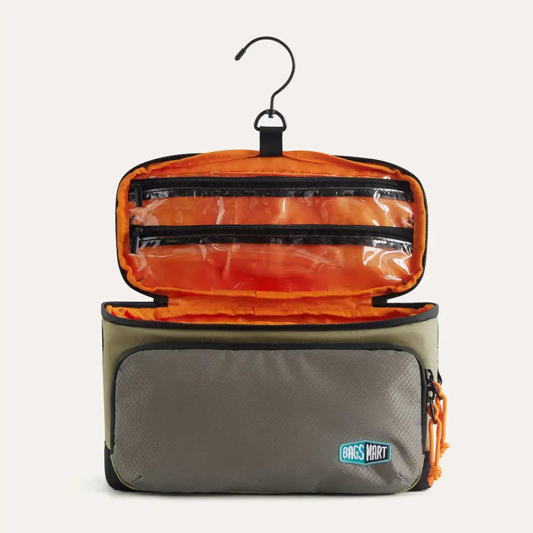 Trousse Maquillage Voyage BAGSMART Waterproof – Organisateur Toilette Crochet Salle de Bain | Grande Capacité Rangement Cosmétique