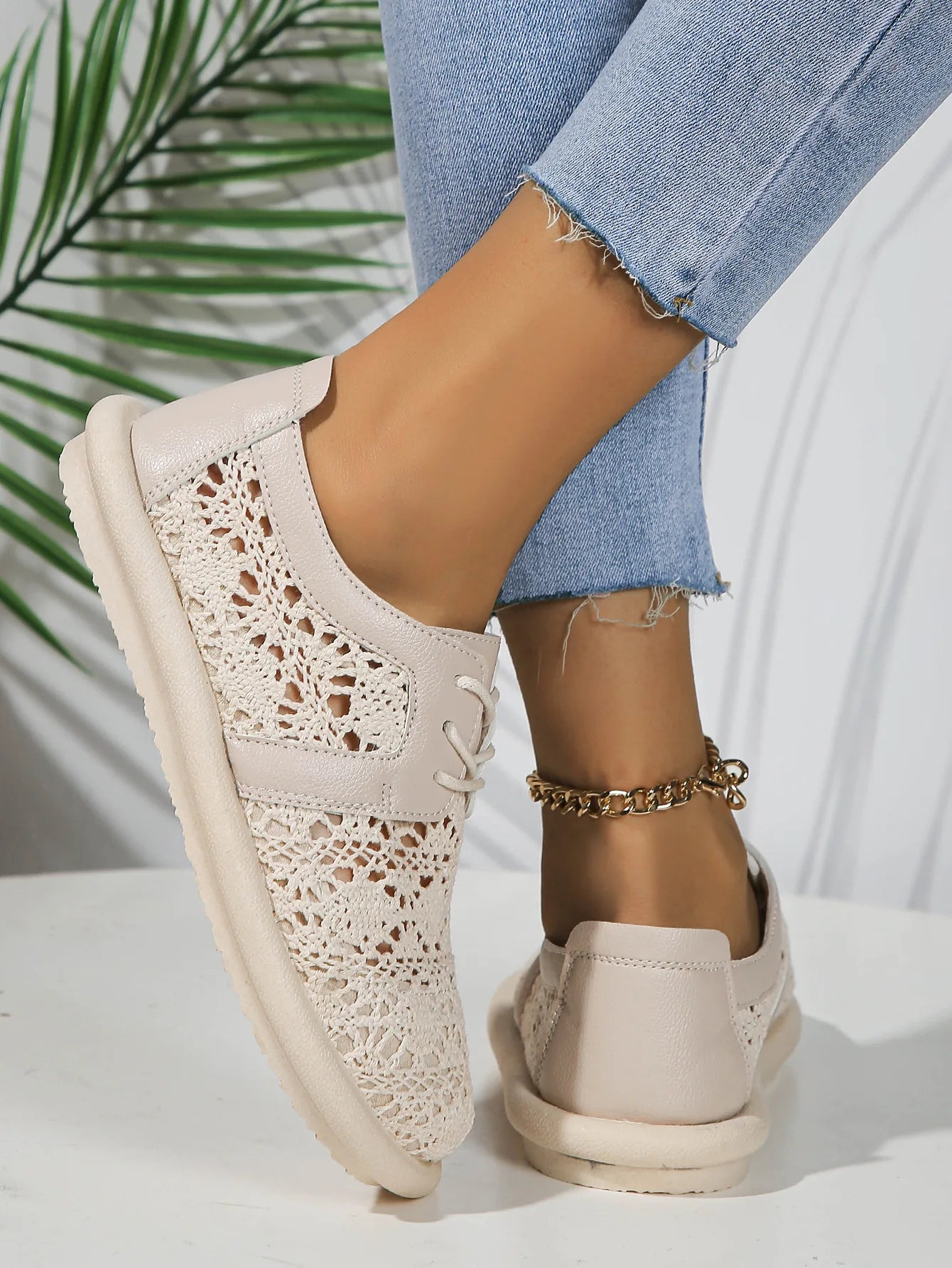 Luxus Designer Sandalen Leder Plateau Damen 2024 – Atmungsaktiv Freizeit Sommer Elegant