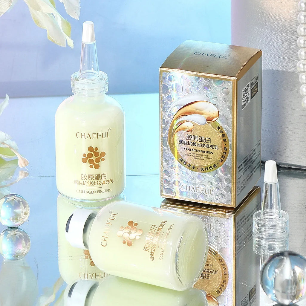 Sérum Visage au Collagène – Raffermissant, Hydratant & Nourrissant | Essence Liquide Anti-Âge Skincare