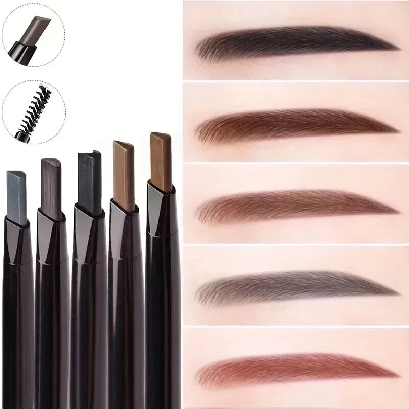Crayon Sourcils Double Embout – Ultra-Fin Waterproof Longue Tenue | Maquillage Professionnel