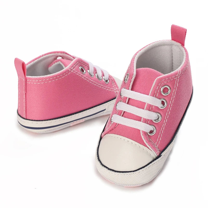 Chaussures Bébé Fille Rose Semelle Souple – Ballerines Légères Confortables Premiers Pas Casual