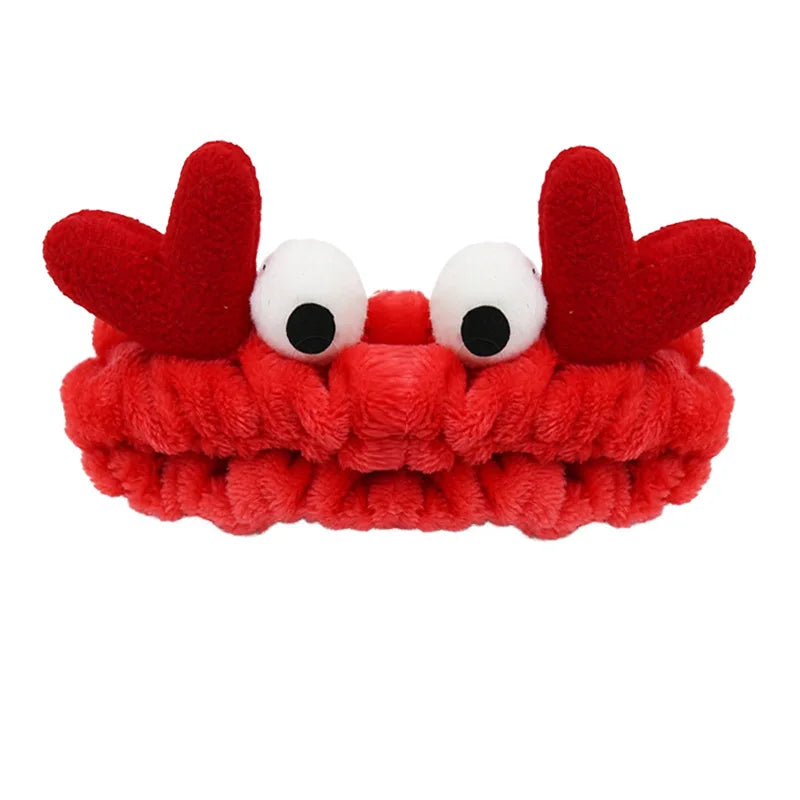 Bandeau Maquillage Oreilles de Lapin Coral Fleece – Élastique Doux | Soin Visage & Coiffure Fille