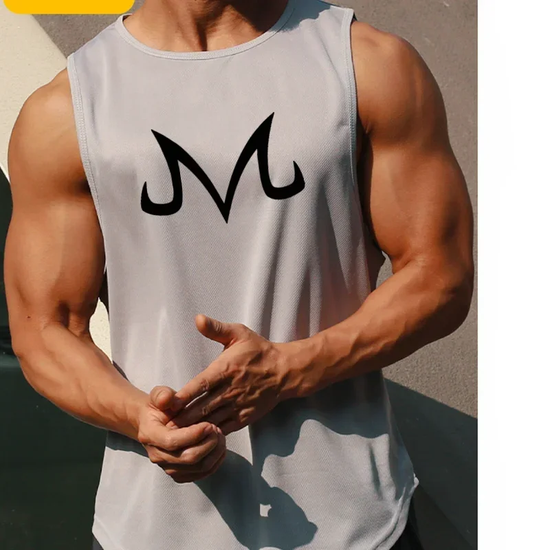 Débardeur Sport Homme Sans Manches Imprimé – Séchage Rapide & Respirant | Gym, Basketball & Fitness | Tank Top Été