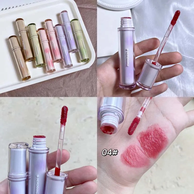 Gloss Miroir Iced Tea – Lip Glaze Jelly Transparent Waterproof | Rouge à Lèvres Liquide Effet Glacé