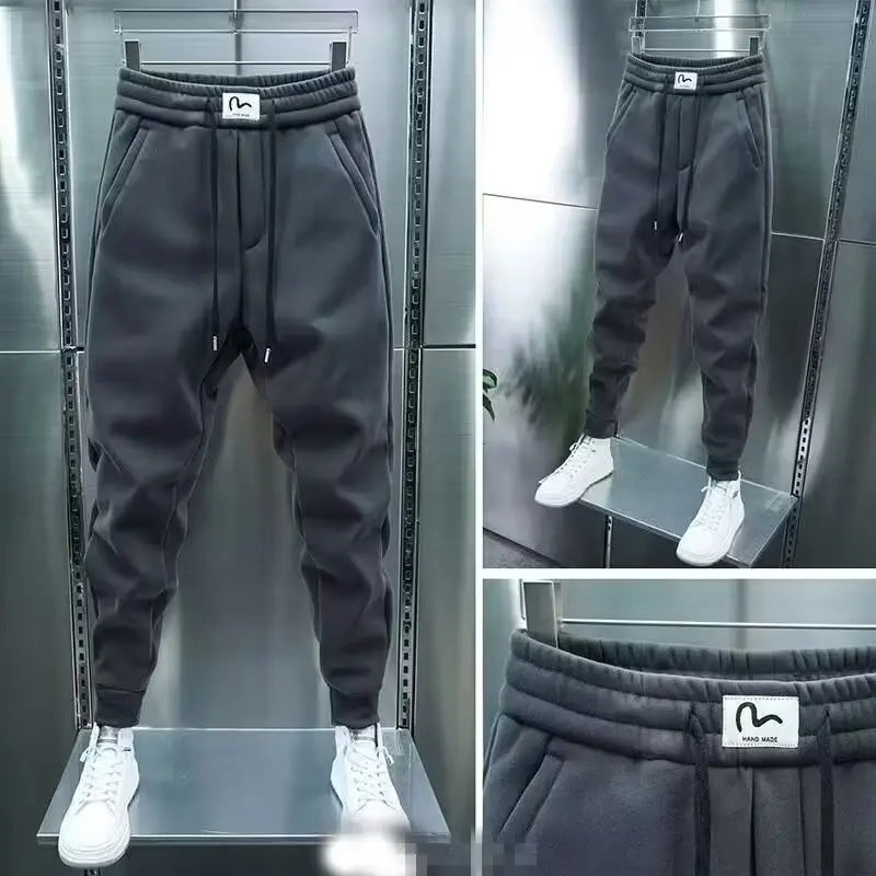 Jogger Sport Homme Style Coréen Cordon – Casual, Confortable & Tendance | Running, Gym & Fitness | Pantalon Noir