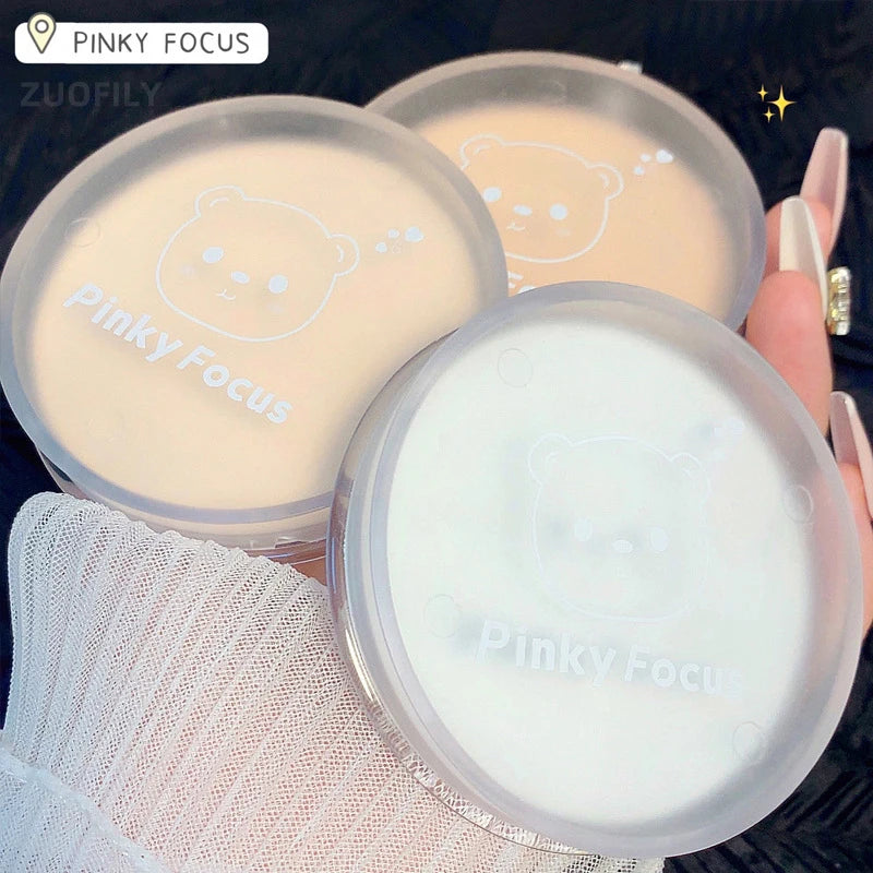 Poudre Compacte Visage avec Puff – Fond de Teint Lisse Correcteur Pores | Illuminateur Blanchissant Cosmétique