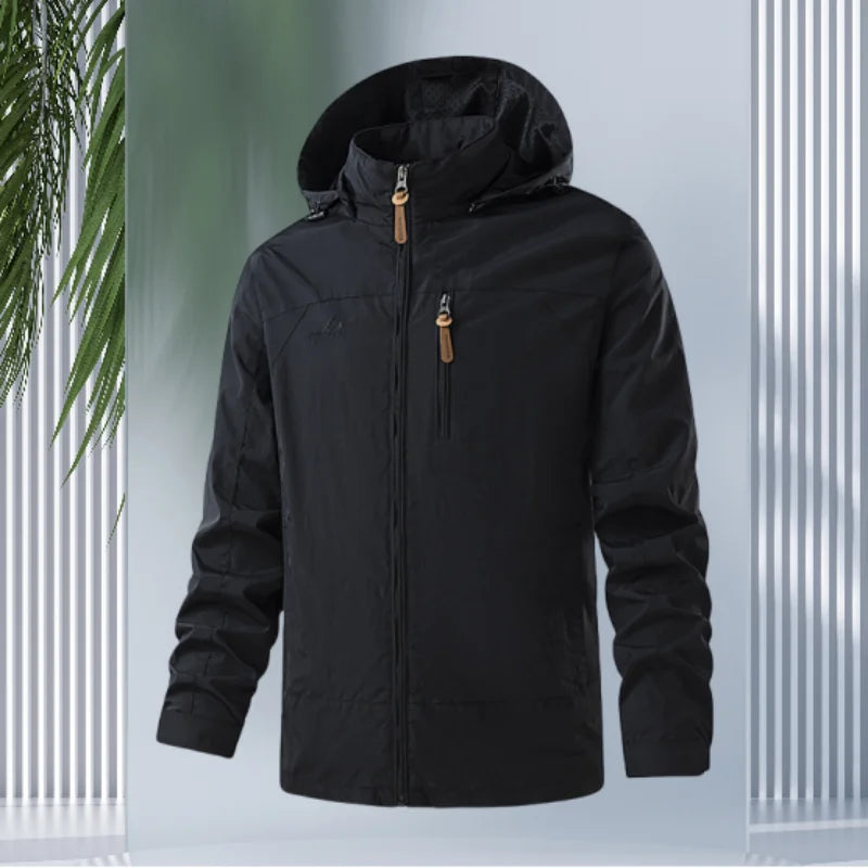 Veste Hoodie Homme Coupe-Vent Outdoor Automne Hiver – Sweat Capuche Sport Casual Grande Taille M-5XL | Streetwear & Montagne
