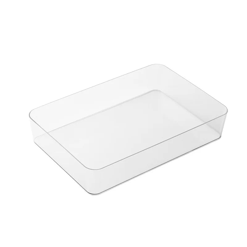 Organisateurs Tiroirs Bureau Maquillage 2025 – Boîtes Plastique Transparent | Rangement Salle de Bain & Bureau