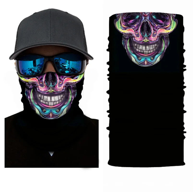 Tour de Cou Cagoule Multifonction – Bandana Sans Couture Coupe-Vent | Vélo, Ski, Moto, Randonnée & Snowboard