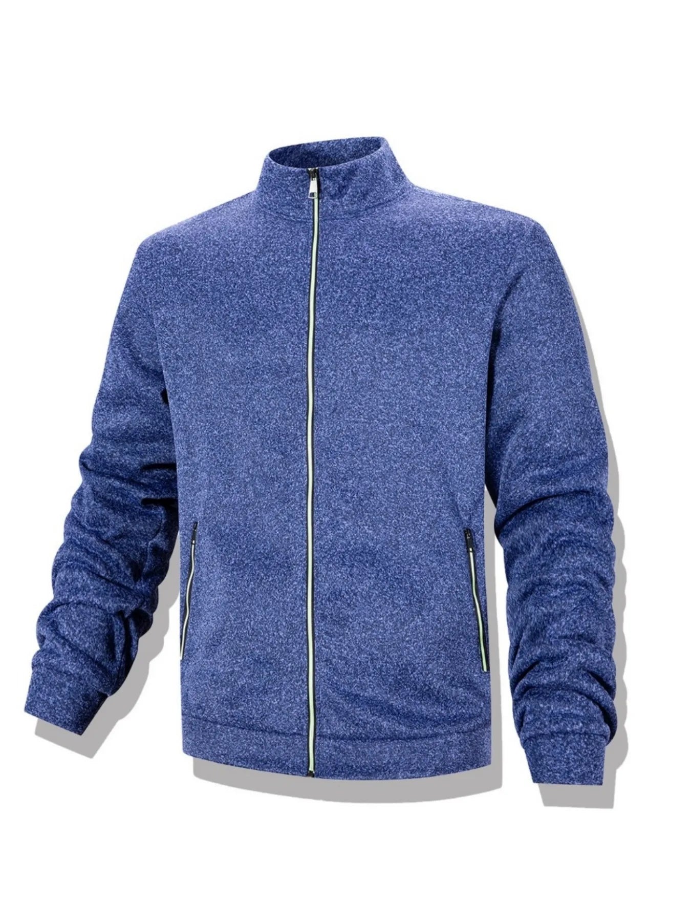 Veste Sweat Homme Zippée Intégrale Col Montant Coupe-Vent Chaud Casual Outdoor Automne Hiver Confortable Élégante Intemporelle – Veste Sweat Premium Zippée Col Montant | Mode Homme Outdoor Automne Hiver Premium