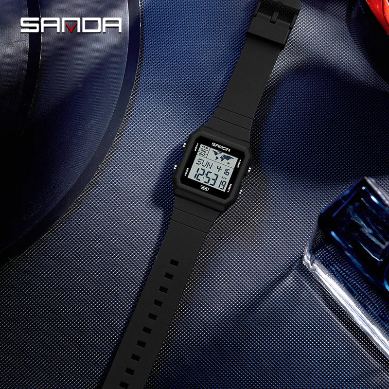 Montre Homme SANDA 2217 Digital Sport Multifonction Alarme Countdown Lumineux Étanche – Fashion Tendance