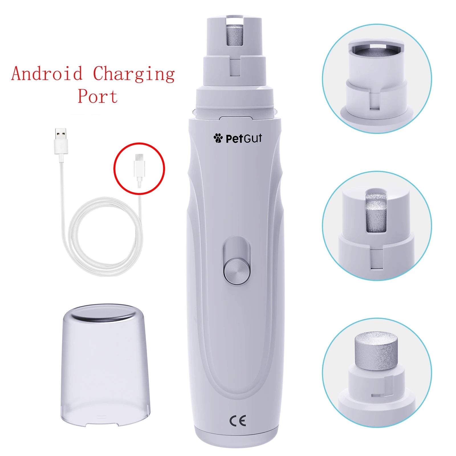 Lime À Griffes Électrique Chien & Chat USB Rechargeable – Meuleuse Silencieuse Pattes Toilettage | Outil Soin Animaux