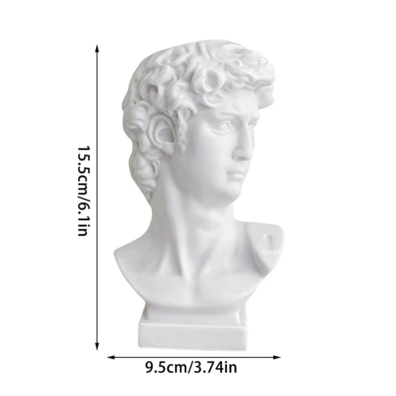 Pot à Pinceaux Statue de David – Organisateur Bureau Décoratif | Rangement Pinceaux Maquillage Maison Original