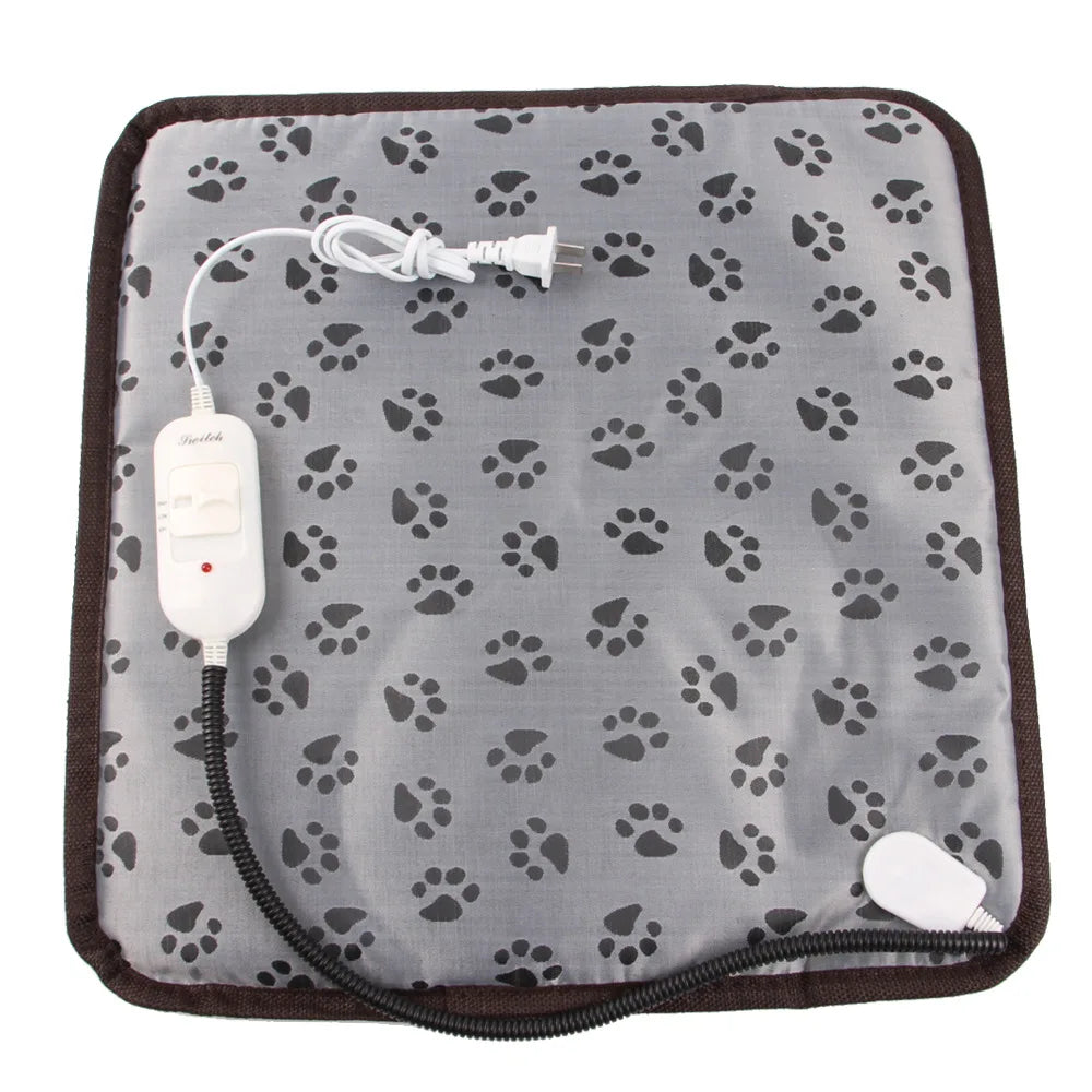 Couverture Chauffante Électrique Animaux Imperméable Anti-Morsure Résistante – Température Constante Réglable | Tapis Chauffant Chien Chat