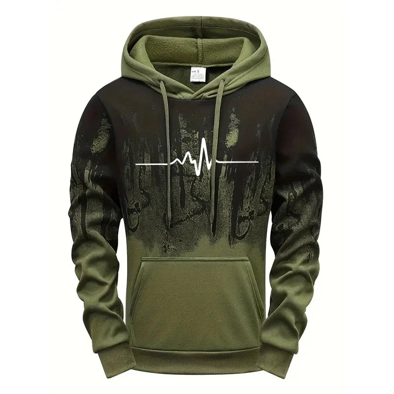 Herren-Trainingsanzug 2-teilig Hoodie + Jogginghose Casual Sport Komfort Alltag Mode Vielseitig Premium – Komplettes Sportoutfit | Herren Sportmode Premium