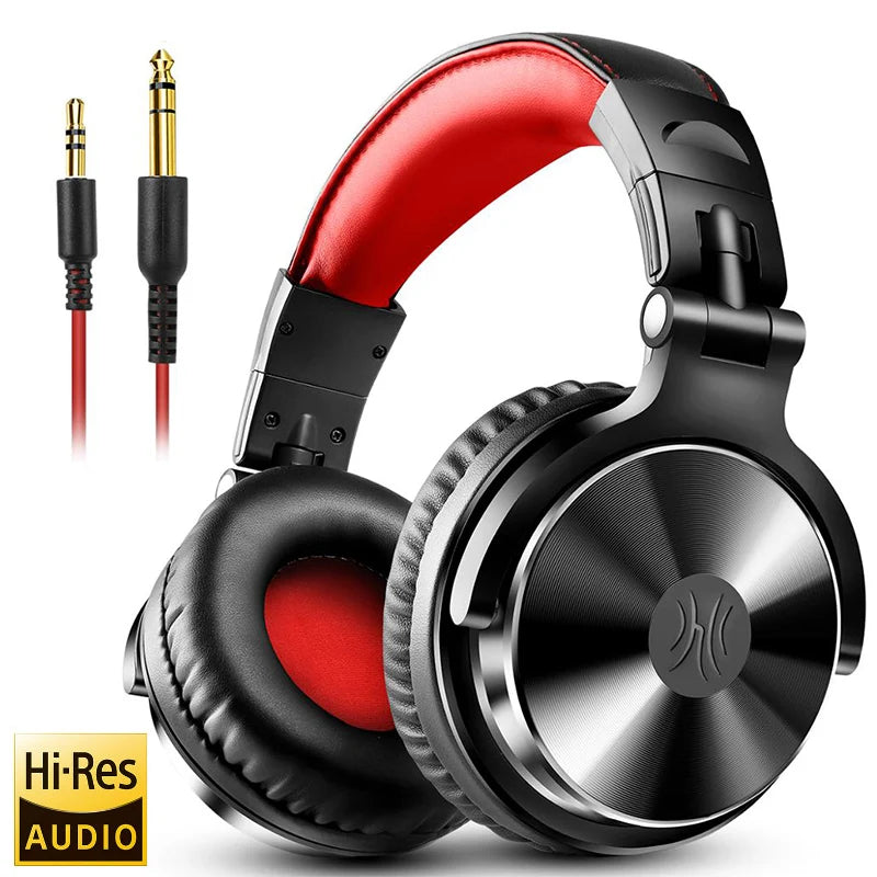 Oneodio Casque Studio DJ HiFi – Filaire Over-Ear Monitoring Musique & Gaming | Micro Intégré PC & Téléphone