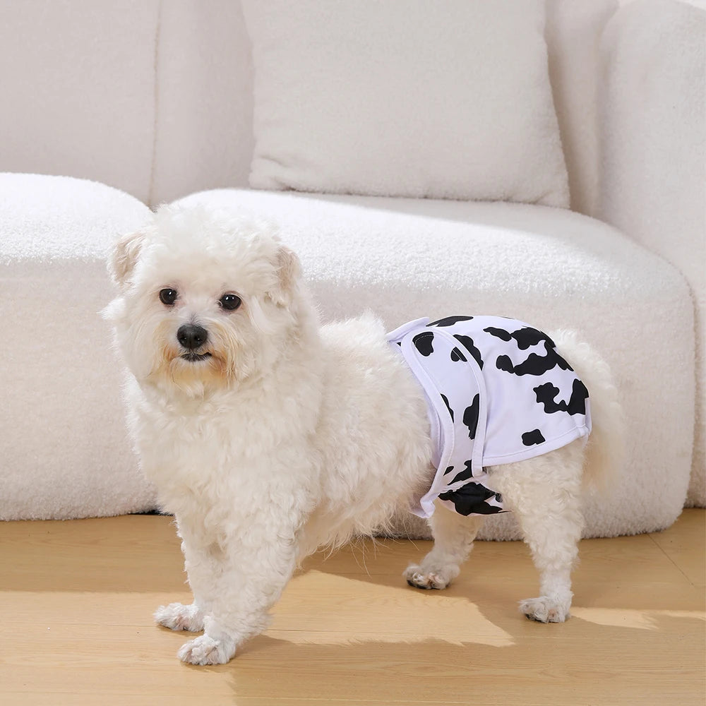 Couche Chienne Lavable BIAI – Culotte Physiologique Étanche Soie Glacée Douce Réutilisable