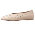 MORAZORA Ballerines Rivets Bout Carré Slip-on – Loafers Femme Noir Rouge Tailles 34-43